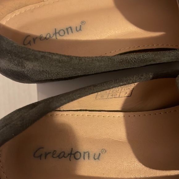 greatonu Grey Suede loafer pre owned - Picture 4 of 7